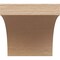 Ekena Millwork 4in. W x 4in. H x 12in. L Huntington Woodgrain TimberThane Rafter Tail, Primed Tan RFTUR04X04X12HUNRCPR - alternate 5
